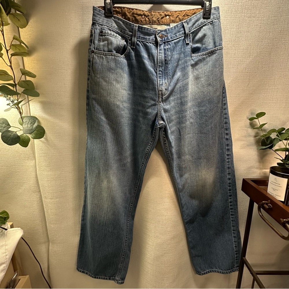 Levi Strauss Loose Authentic Signature Famous Copper Riveted Strength 34x32